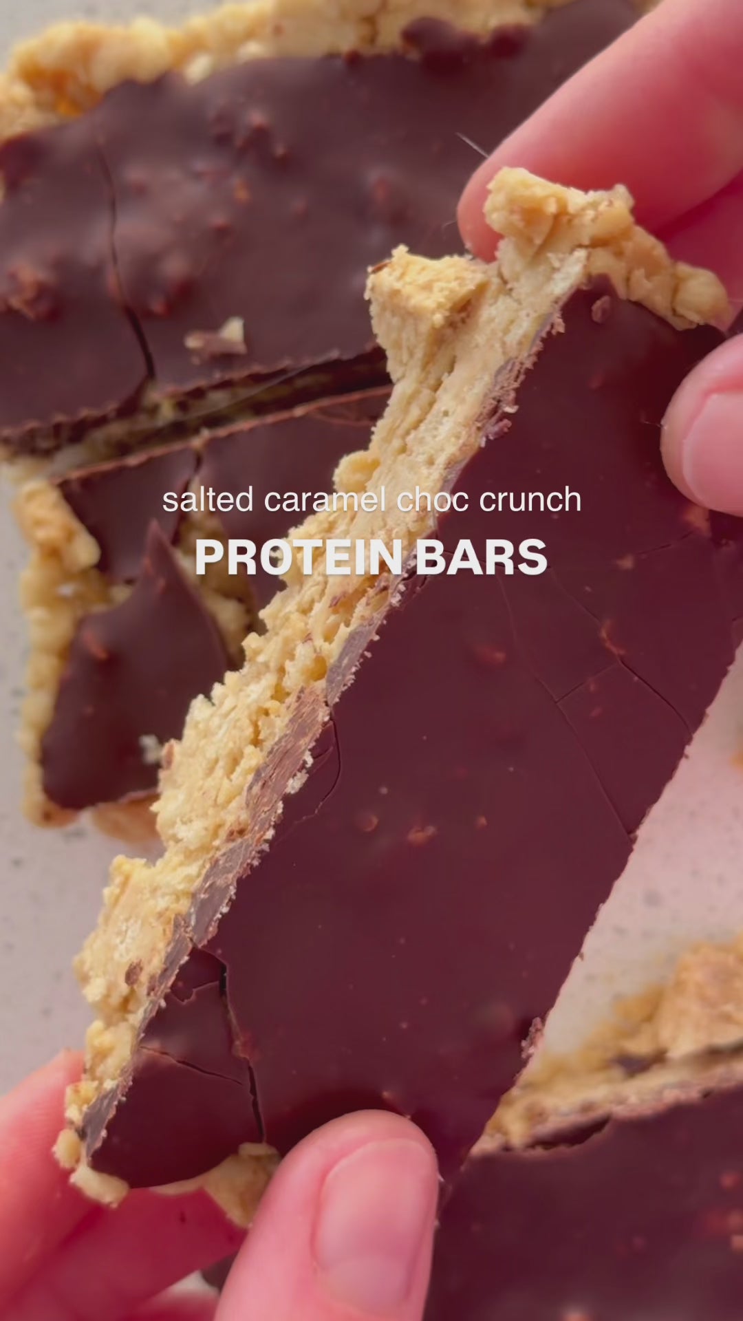 Nutritionist makes High Protein Bars using Roam Salted caramel protein